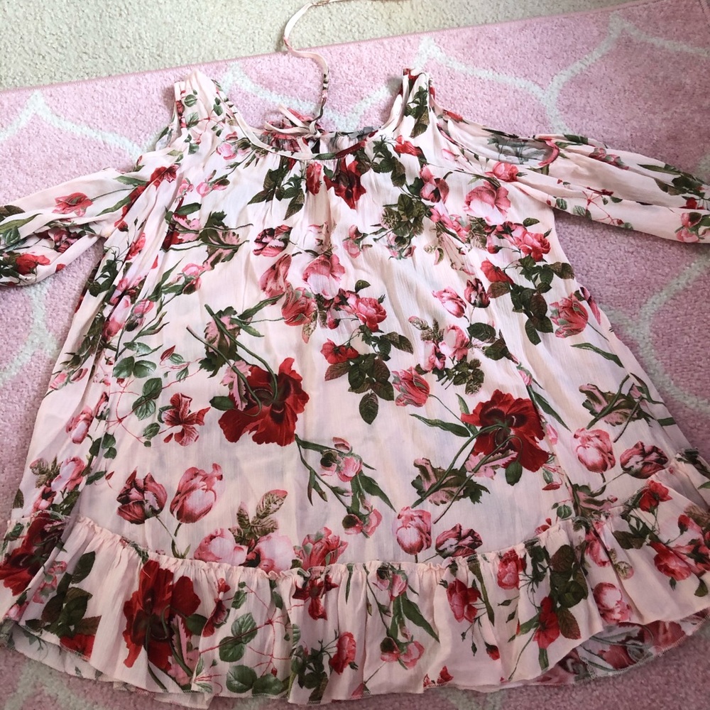Jodifl pink floral shirt